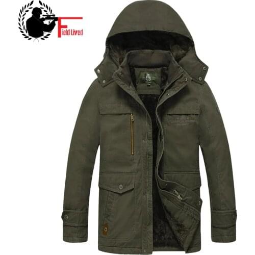 Winter Mens Jackets 2020 Windbreaker Brand Warm Thick Coats Nature Cotton Parka Mediun Long Style Hooded Male Outwear -30 Degree