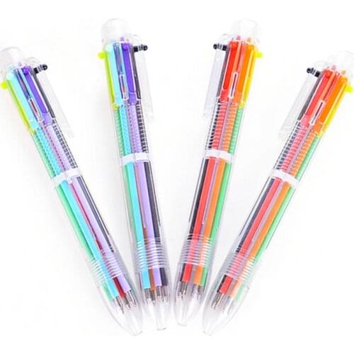 1pcs Ballpoint Pens Student School Office Stationery Supplies For Exam Spare Drawing Gifts Colorful Writing Tools With Handle