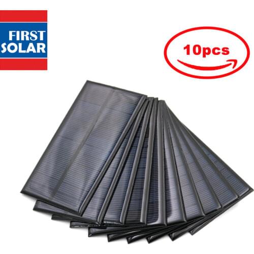 Solar Panel 6VDC 1W Portable Mini DIY Module Panel System For Battery Cell Phone Chargers Portable Solar Cell 1Watt 6VDCDC