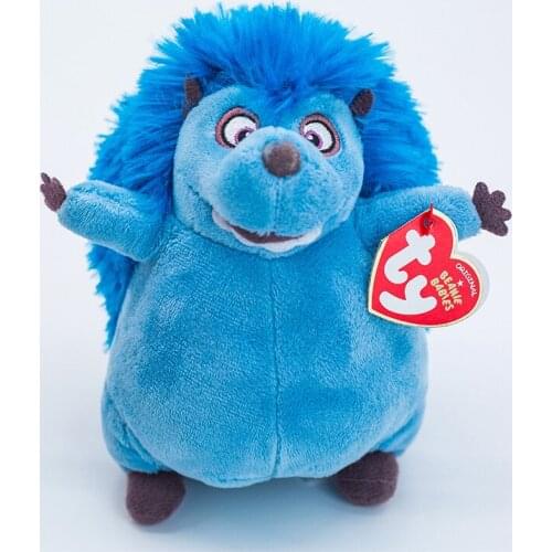 15 CM Ty Beanie Big Eyes Bull Big Adventure Blue Hedgehog Cuatro Plush Toy Stuffed Animal Doll Birthday Gift for Boys and Girls