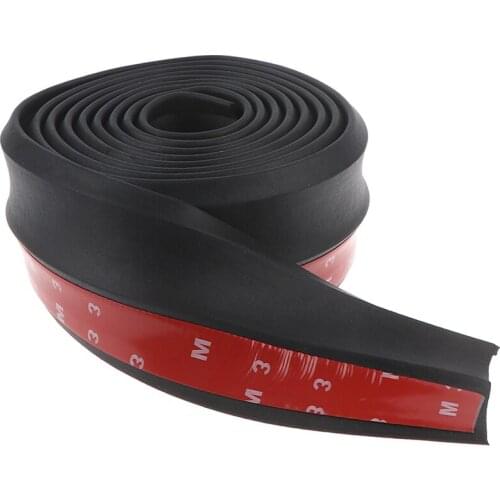 2.5m Car Front Bumper Lip Separator Body Side Spoiler Skirt Universal Protector Is Made Of Tpvc, Durable And Flexible