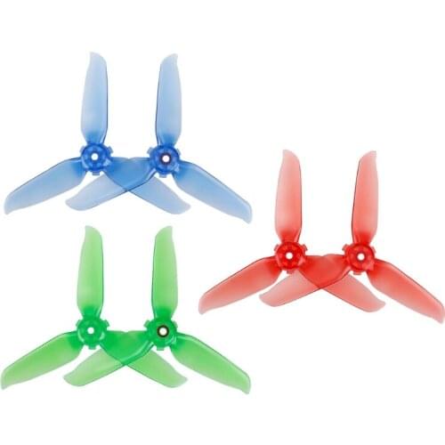 4pcs 3 Leaf Props Micro Whoop Drone Fan for Tiny Whoop FPV Racing Like Meteor Quadcopter 4.6 inch