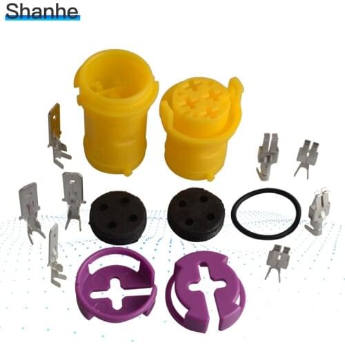 4P waterproof automotive Wire Connector Plug Electrical Car Motorcycle 6.3