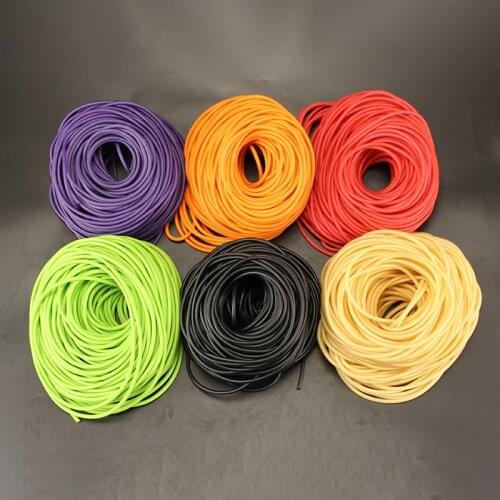 5M 1745/2050/3050/3060 Natural Latex Rubber Tube Stretch Elastic for Outdoor Hunting Slingshot Catapult Accessories