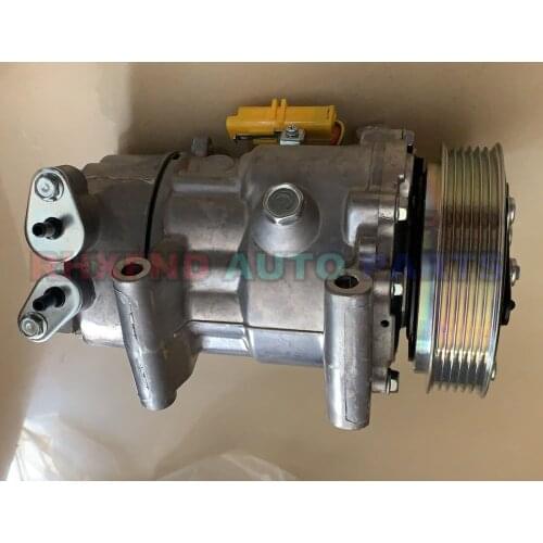 9655191580 9684480480 9800822280 6453XJ 6453QG 6453QE 6453QH Air Conditioning Compresor for Peugeot 206 307 for Citroen Fiat