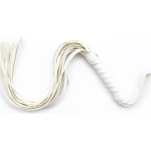 White Leather Sex Products Spanking flirt whip Paddle Sex Toys BDSM games for married couples femdom sm appliance riding crop