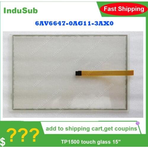 Touch Screen Digitizer for 6AV6 647-0AG11-3AX0 TP1500 Basic PN for 6AV6647-0AG11-3AX0 TP1500 Basic PN 15.0" TOUCH with Overlay
