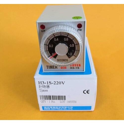 H3-1S H3-3S H3-6S H3-10S H3-30S H3-60S 220VAC FOTEK Timer 100% New & Original