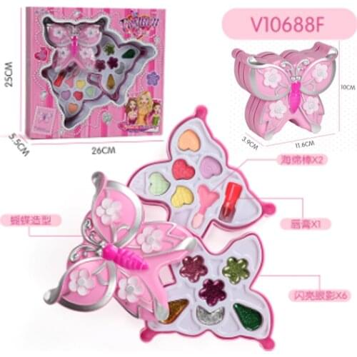 1Pcs Children Pretend Play Kid Make Up Toys Princess Hairdressing Simulation Cosmetic Pretend Play Toy Baby Girl Makeup Set