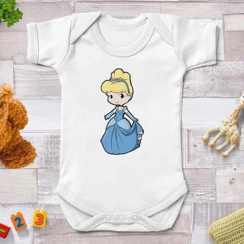 Baby Girl Jumpsuit Body Suit 2021 Summer Toddler Boys Romper Disney Princess Cartoon Newborn Outfits Infant Clothes 0-24M