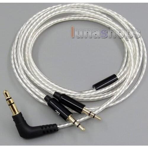 LN005066 Lightweight Silver Plated 4N OCC Cable For Sol Republic Master Tracks HD V8 V10 V12 X3 Headphone
