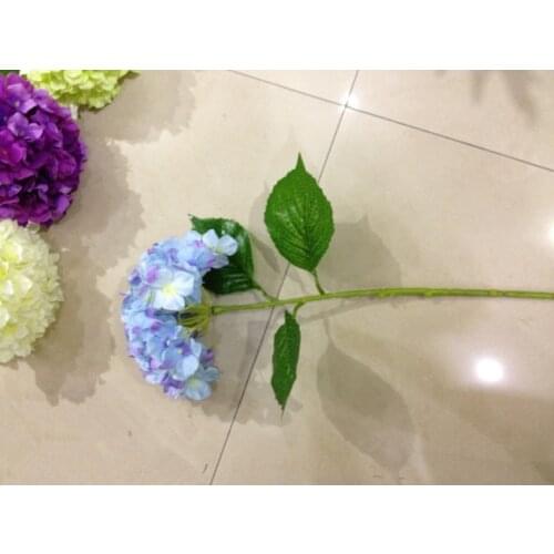 Factory outlets] Special supply simulation flower artificial flower silk flower corsage Europe Spring Single Hydrangea