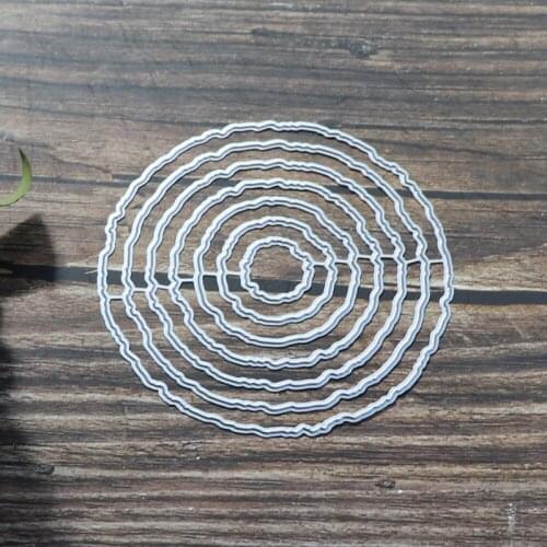 Irregular Circle Metal Cutting Dies for 2021 New Stencils DIY Scrapbooking Embossing Paper Card Making Craft