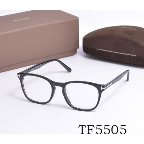 Tom For Optical Eyeglasses Frames Forde Fashion Acetate Women Men Reading Myopia Prescription TF5505 EyeGlasses With Case