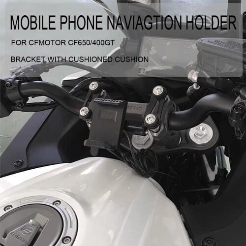 Motorcycle Phone GPS Navigation Plate Bracket Front Phone Stand Holder FOR CF MOTO CF650/400GT