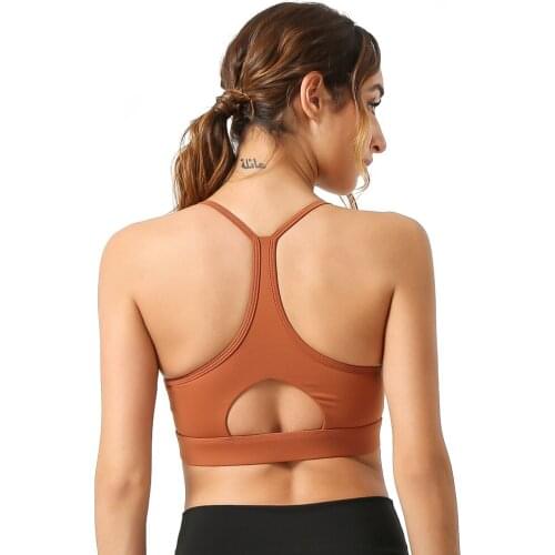 Shockproof Sports Bra For Women Gym Plus Size Nylon Solid Jogging Femme Workout Bra Yoga Underwear Running Bra Top For Fitness