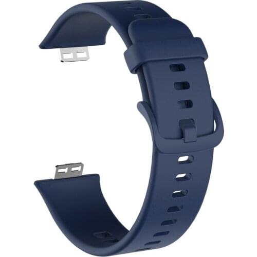 For Huawei Watch Fit Replacement Strap Fashion Silicone Sport Adjustable Watchbands Classic Pin Buckle Clasp Wrist Band Strap