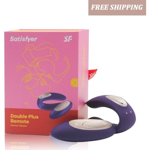 Satisfyer Partner Plus G spot Silicone Vibration wireless remote control vibrator erotic couple sex toy woman U wear sex toy