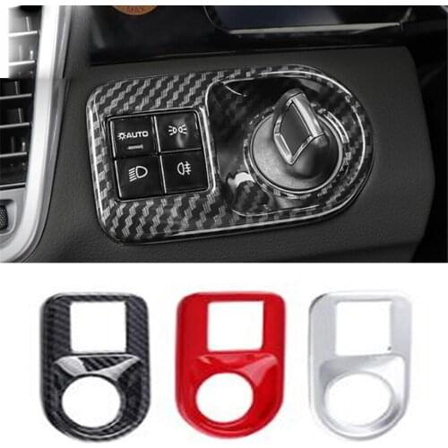 Inner Head Light Switch Button Cover Trim 1pcs For Porsche Cayenne 2018 2019 Left Hand Drive Only