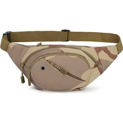 Tactical waist bag 2019 new super waterproof military fan tactical outdoor sports camouflage waist bag mobile phone bag