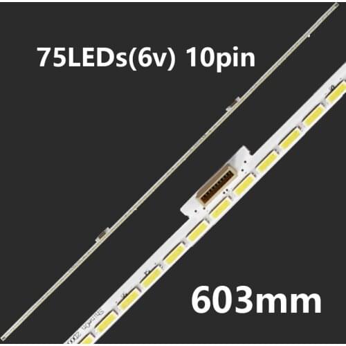 1PCS 100% NEW LED backlight strip for TCL L48A7 L48F3600A-3D TV ShineOn 2D00600 Rev. C 67-H67700-0A0