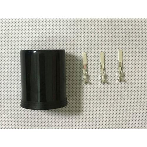 20PCS Car HID Headlight Bulb Socket Male Connectors for 9004 9007 Lights connector+pin free shipping
