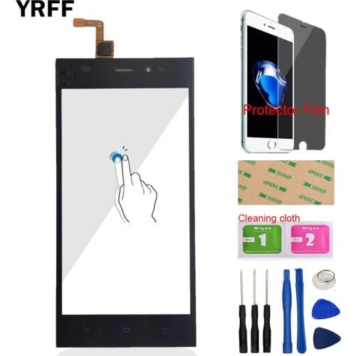 5.0'' Mobile Phone Touch Front Glass For Xiaomi Mi3 M3 Mi 3 Touch Screen Digitizer Panel Glass Tool Protector Film