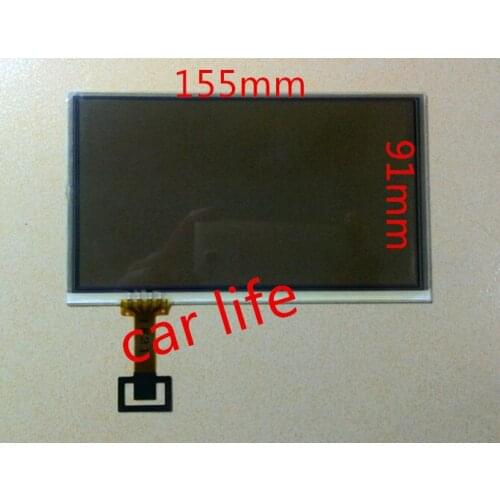 5 pieces Black 6.5 inch 8 pins 154*90 155*91mm glass original touch Screen panel Digitizer Lens panel