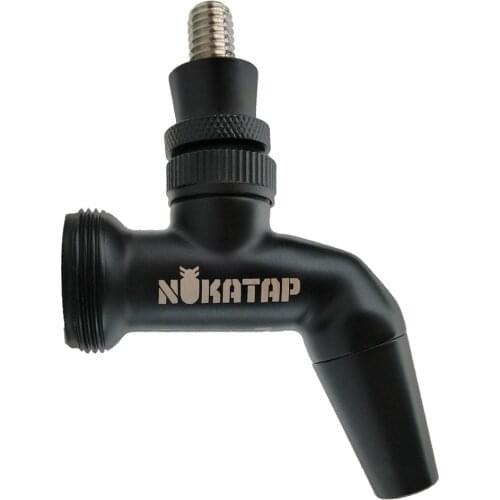 NUKATAP SS - Black - Stealth Bomber (free plastic handle included)
