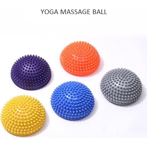 2pcs/set Kids Massage Balls Hemisphere Foot Sole Muscle Stress Relief Durian Spiky Inflation Balance Training Hedgehog Ball