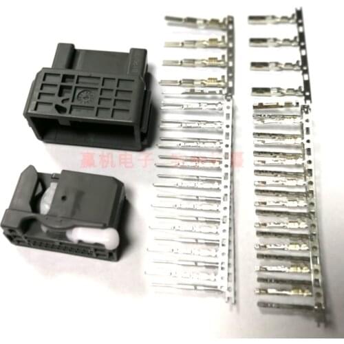 For Honda crider Screen Audio CD Host Power Output 24PIN female Male Terminal plug cable wire line