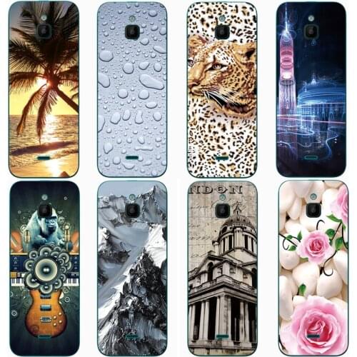 For NOKIA 6300 4G Case Rose Wolf Cute Patterned Cover Soft Silicon Phone Case for Nokia 6300 4G Top Quality