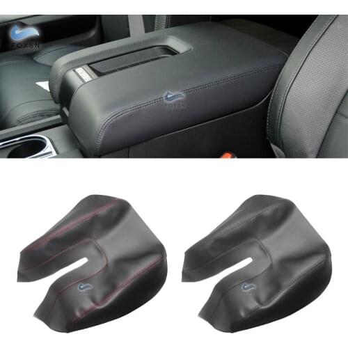 For Toyota Tundra 2014 2015 2016 2017 2018 2019 Microfiber Leather Interior Center Console Lid Armrest Pad Bench Seat Cover Trim