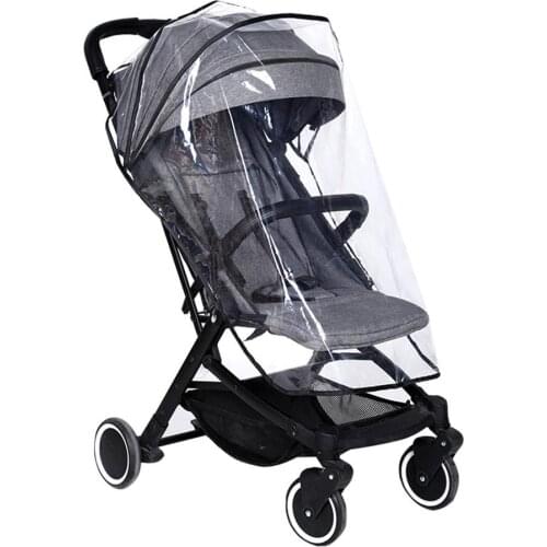 Baby Stroller Rainc Cover EVA Environmental Protection Material Childrens Stroller Universal Transparent Rain Cover Raincoat