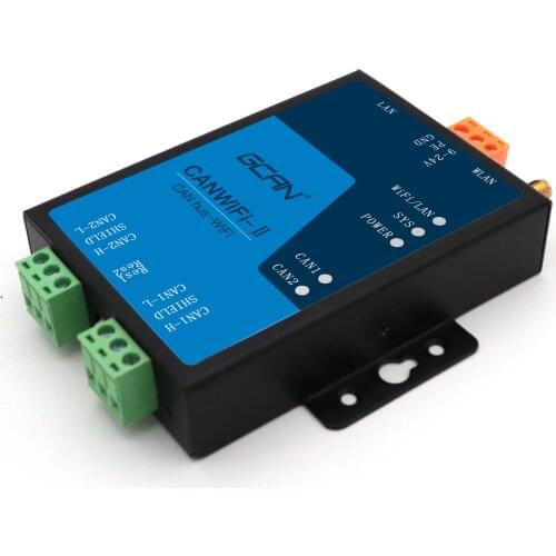 GCAN-211 CANbus to WIFI CAN to WLAN converter adapter gateway for CAN bus wireless relay CAN to wifi power repeater converter