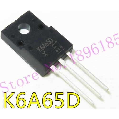 K6A60D TK6A60D 6A 600V MOSFET TO-220F plastic N channel new original Immediate delivery