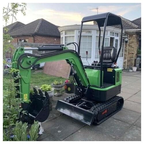 China mini Excavator 0.8T Small Digger 1 Ton Excavator With Rubber Track