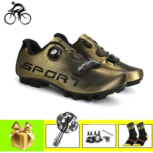 Men Women MTB Bicycle Sneakers Breathable SPD Pedals Mountain Cycling Shoes Self-Locking Ankle Boots Triathlon MTB Bike Shoes