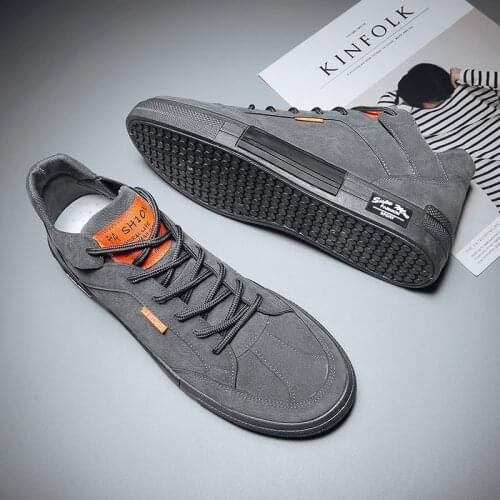 Male Fashion Sneakers Outdoor Lace-up Mens Casual Shoes High top Men Loafers Footwear Classics Flats Trend Sneakers Board Shoes