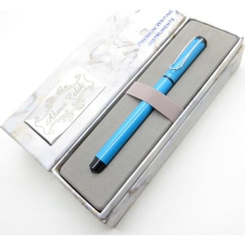 Wings Marble R259 Blue Roller Pen | İsme Special Pen | Gift Pen