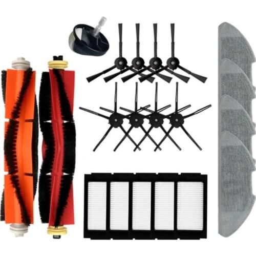 For Xiaomi Mi Robot Vacuum Cleaner Mijia PRO Side Brushes HEPA Filter Mop Cloth Rag Main Roller Brush Filters Parts Kit
