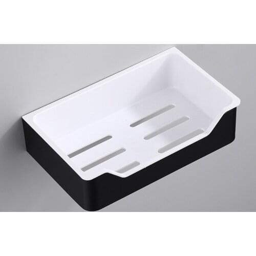 Bathroom Shelf Bath Shower Shelf Aluminum Black Bathroom Corner shelf Wall Mounted Black Aluminum Kitchen Storage holder