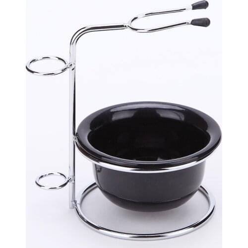 Durable New Beauty Design Men Shaving Bowl Mug Brush Soap Dish Stand Holder Portable Shaving Razor Beard Clean Shaver Kits Set