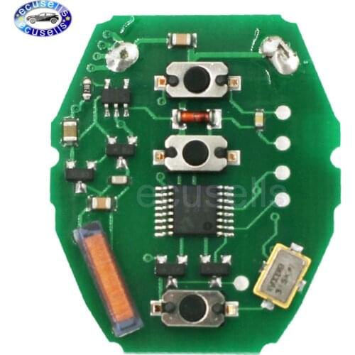 EWS Remote 3 Button PCB Board 433MHZ for BMW E46 KEYLESS KEY REMOTE CIRCUIT BOARD