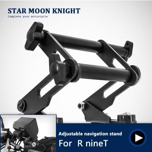 Motorcycle Adjustable Extend GPS Navigation Bracket Front Mobile Phone GPS Holde For BMW R nineT /5 R nineT Pure Racer Scrambler