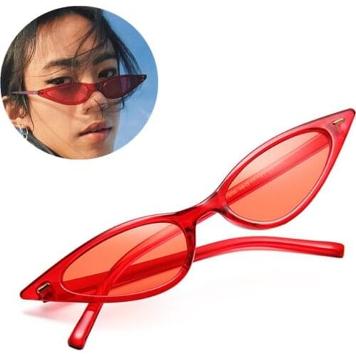 New Cycling Sunglasses Fishing Eyewear Women Brand Designer Small Triangle Vintage Sun Glasses Retro Sexy Cat Eye Sunglasses