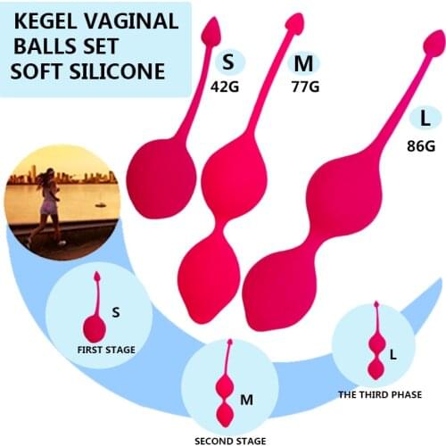 Waterproof Safe Siliocne smart love ball kegel ben wa ball vagina tighten exercise machine vaginal sex ball for women