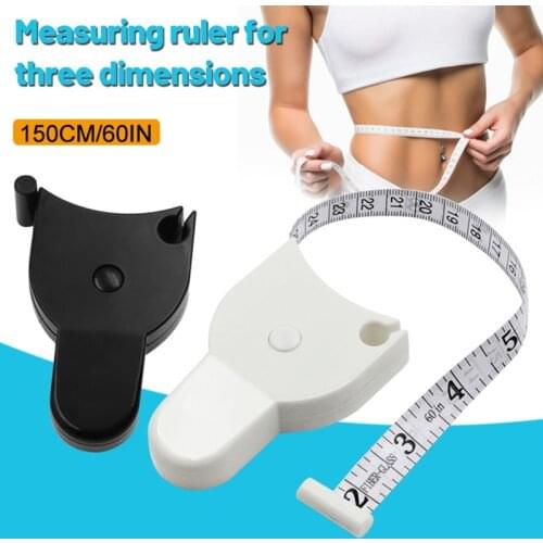 150cm/60 Inch Measuring Tape Measure Meter Film for Body Waist Chest Legs Centimeter Measurement Retractable Ruler Sewing Tailor