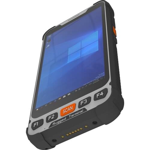 5.5 inch windows tablet with 2D barcode scanner, mini windows tablet + spare battery+charging dock