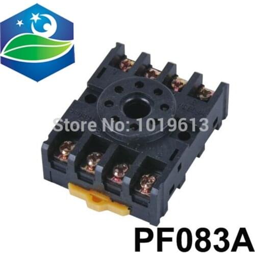10pcs/lot Relay socket PF083A Base for DH48S H3Y-2 General Purpose Relay Base